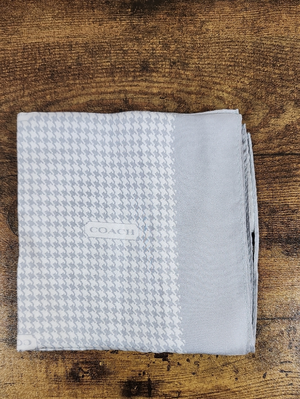 Coach 100% Silk Scarf
